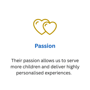 Volunteers embody the human connection that is essential to granting wishes. Their passion allows us to serve more children and deliver highly personalised experiences. They bring unique perspecti (14)
